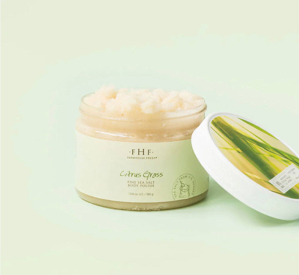 Citrus Grass Fine Sea Salt Body Polish