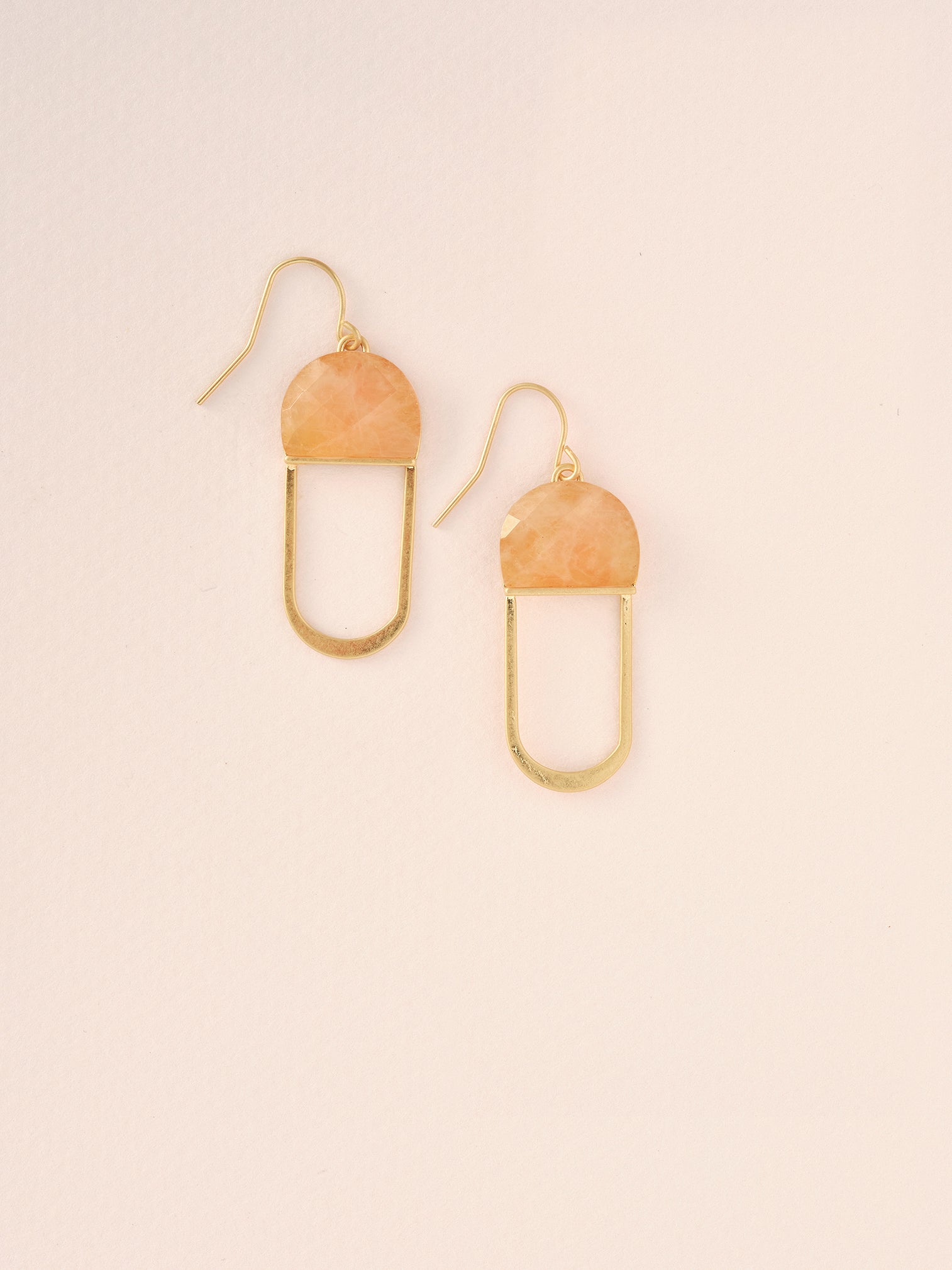 Modern Stone Chandelier Earring