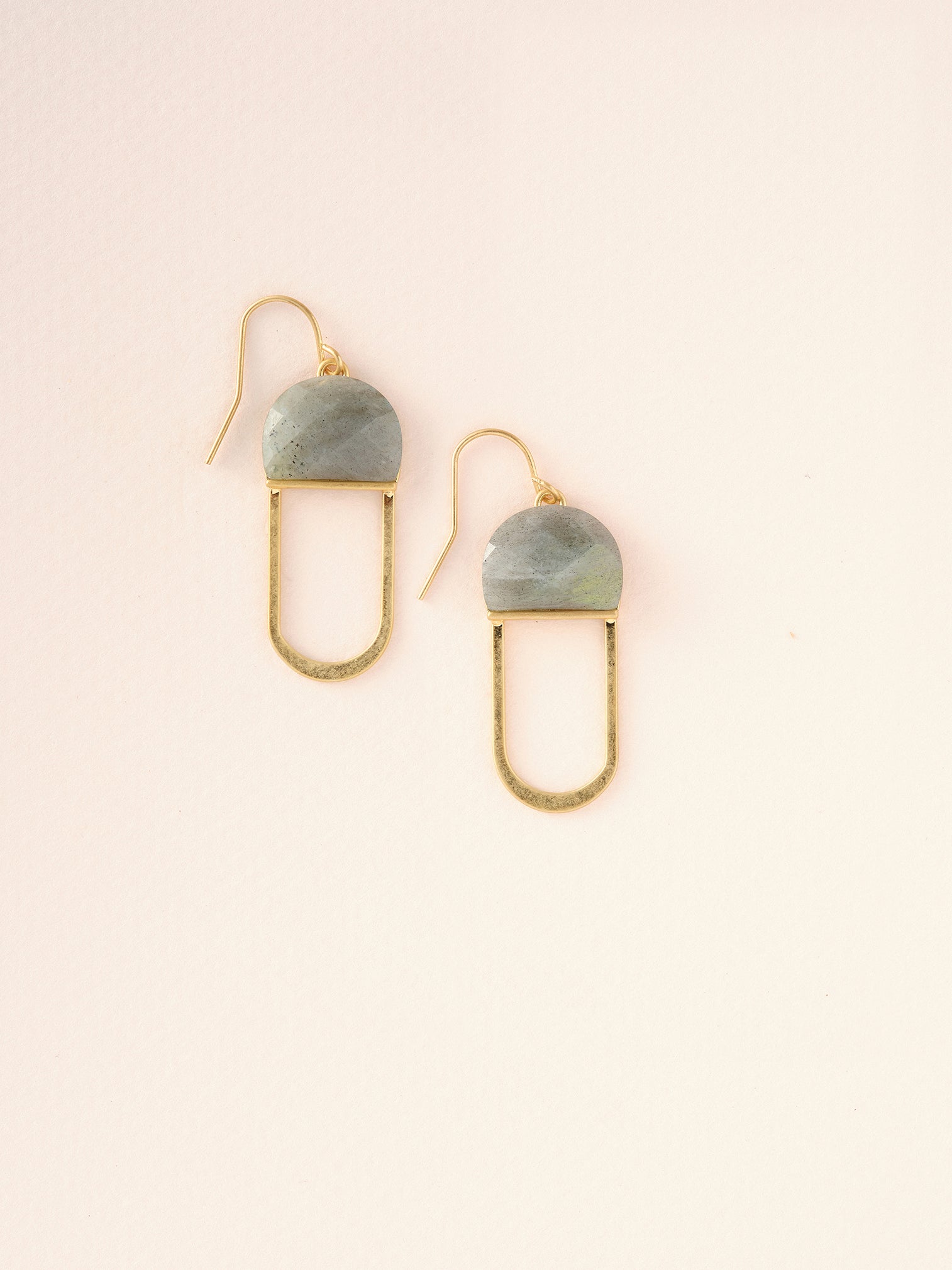 Modern Stone Chandelier Earring