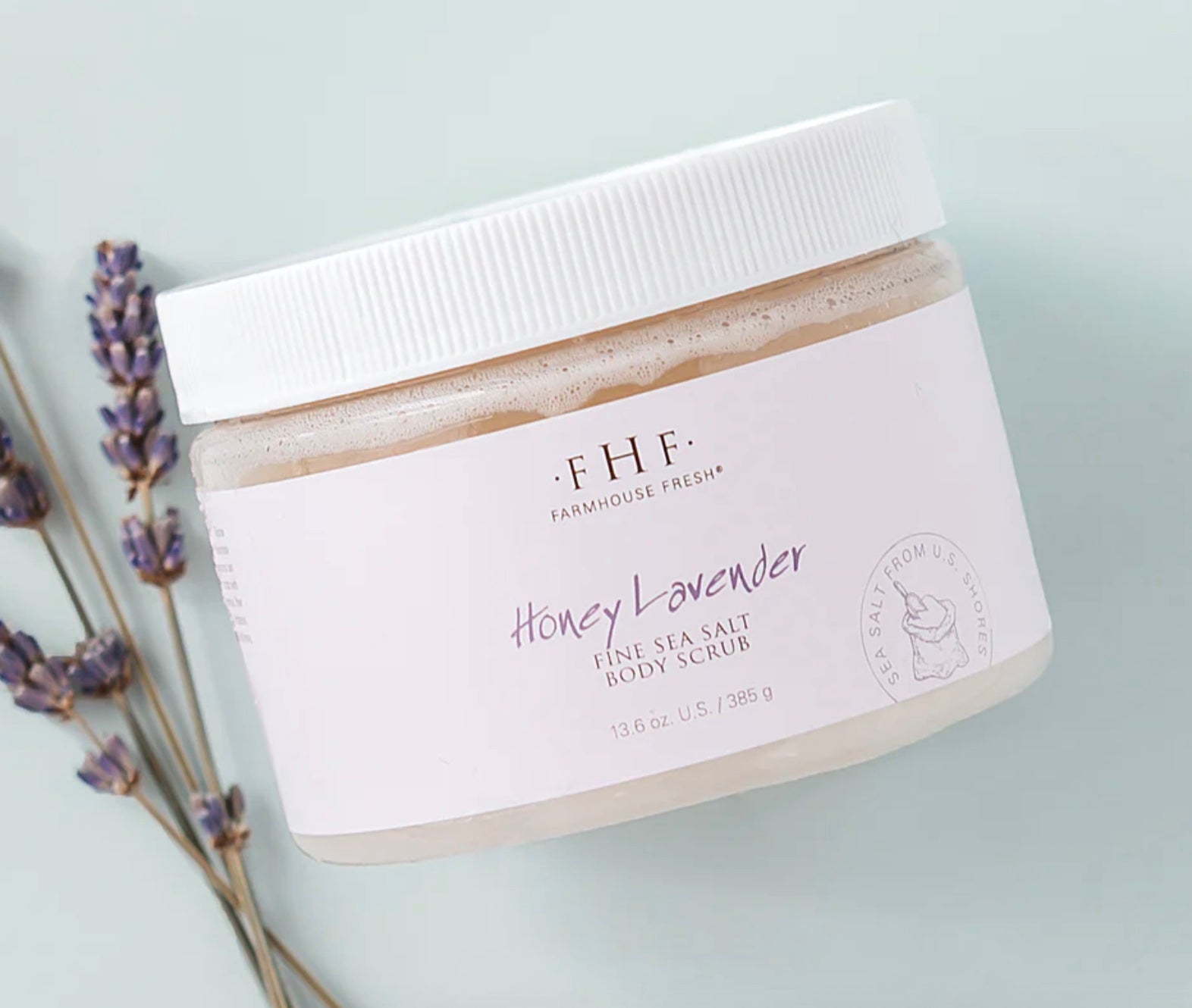 Honey Lavender Sea Salt Scrub