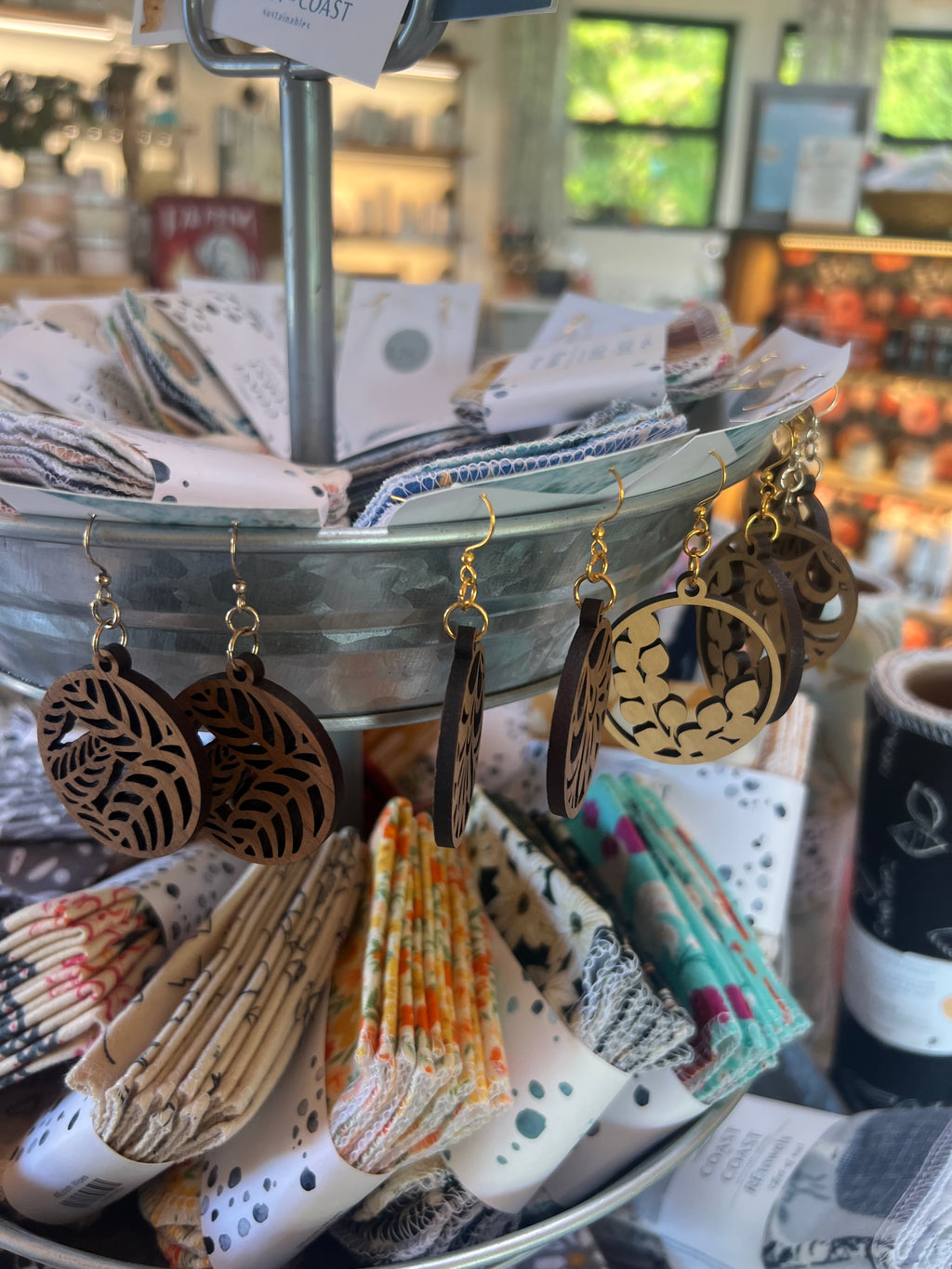 Upcycled Wood Earrings