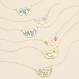 Pressed Flower Necklaces