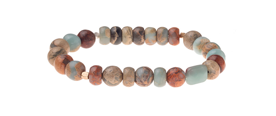 Stone Stacking Bracelet