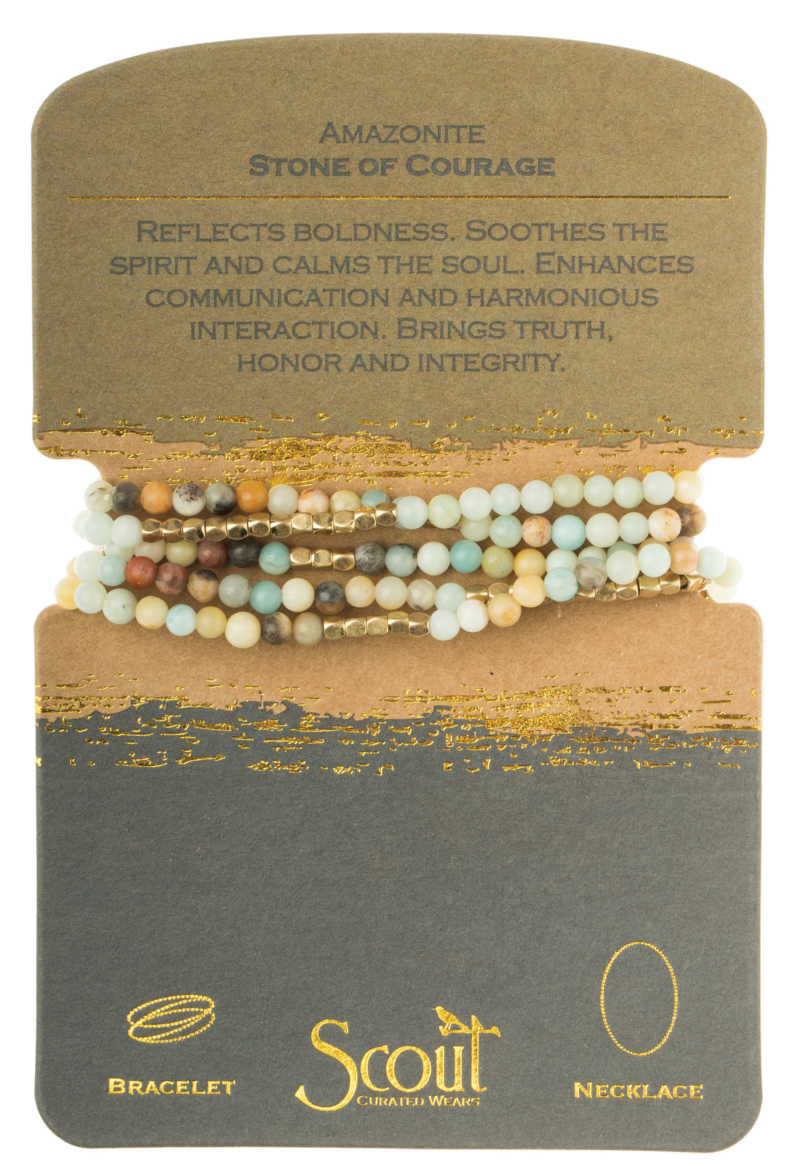 Stone Wrap Bracelet/Necklace