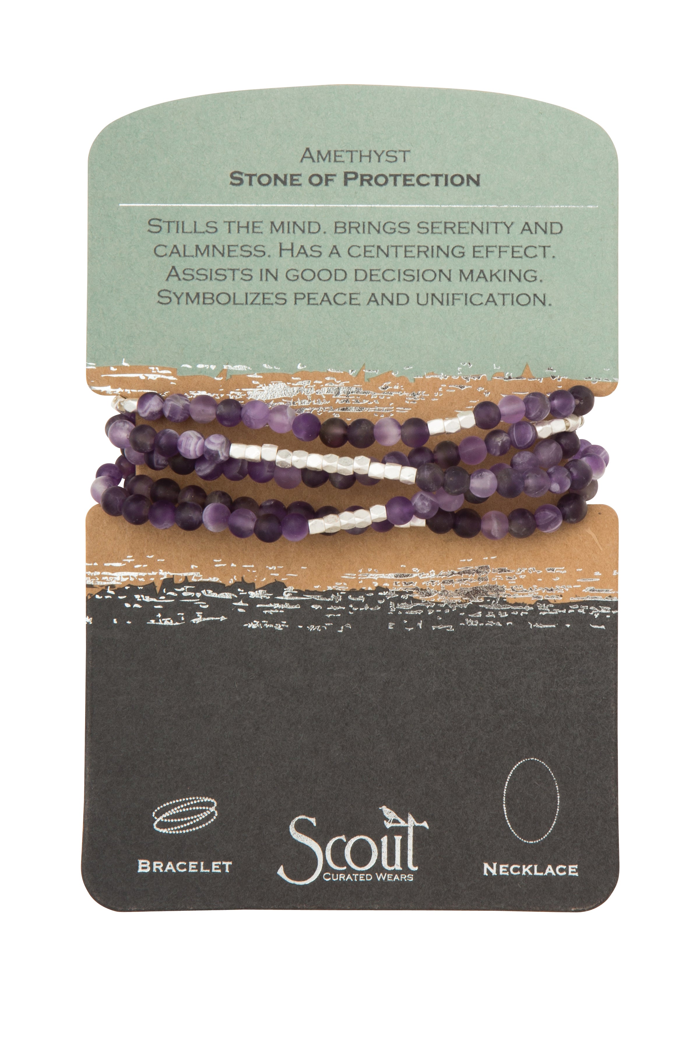 Stone Wrap Bracelet/Necklace