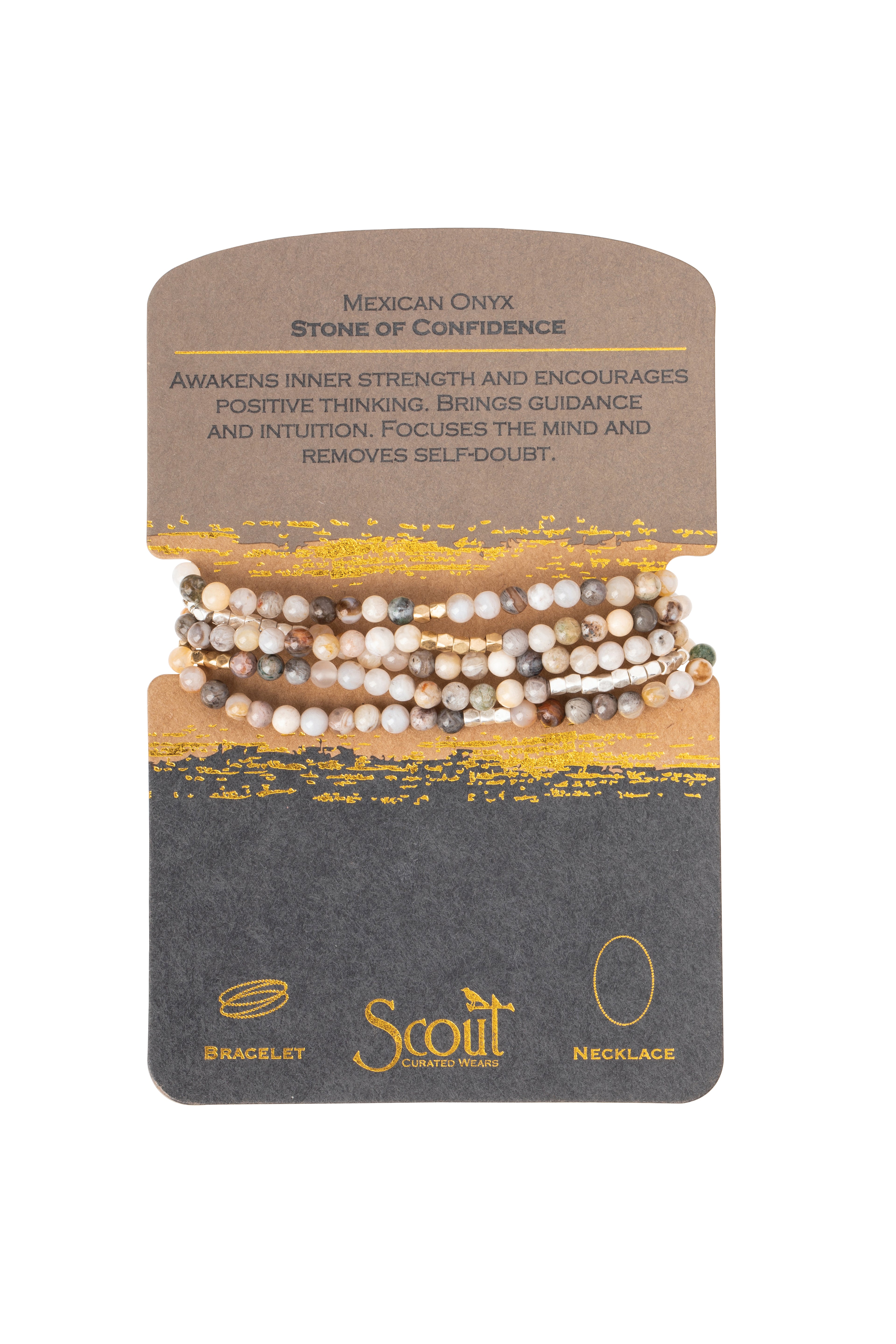 Stone Wrap Bracelet/Necklace