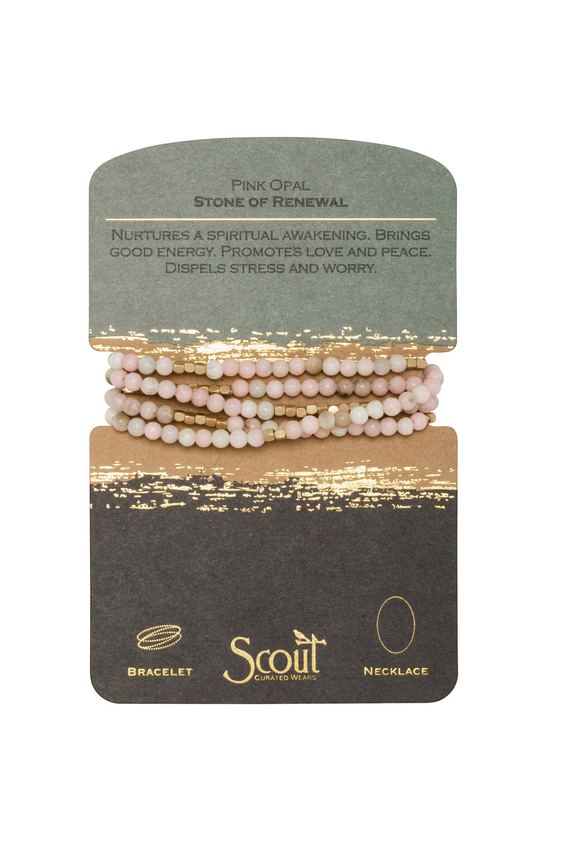 Stone Wrap Bracelet/Necklace