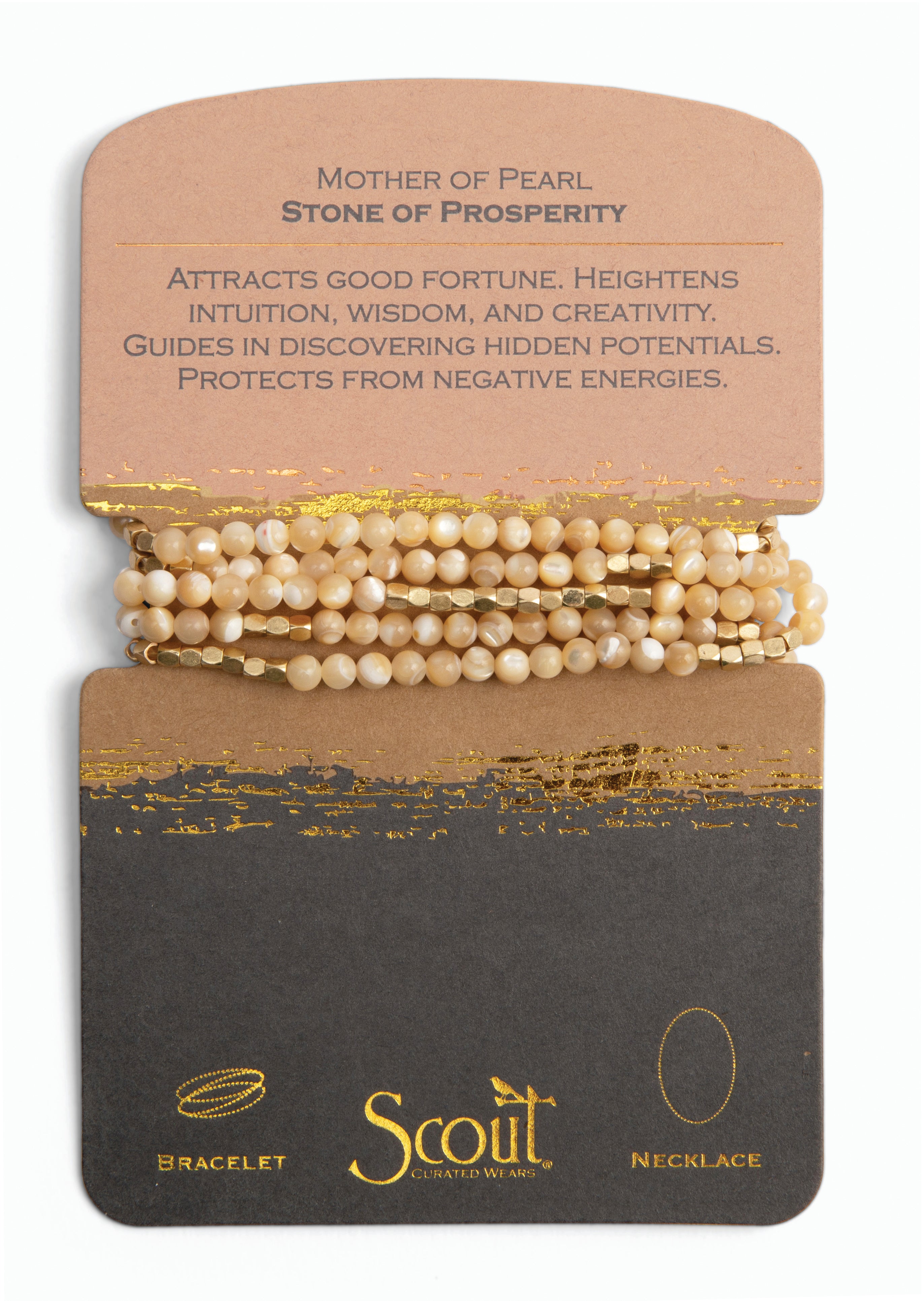 Stone Wrap Bracelet/Necklace