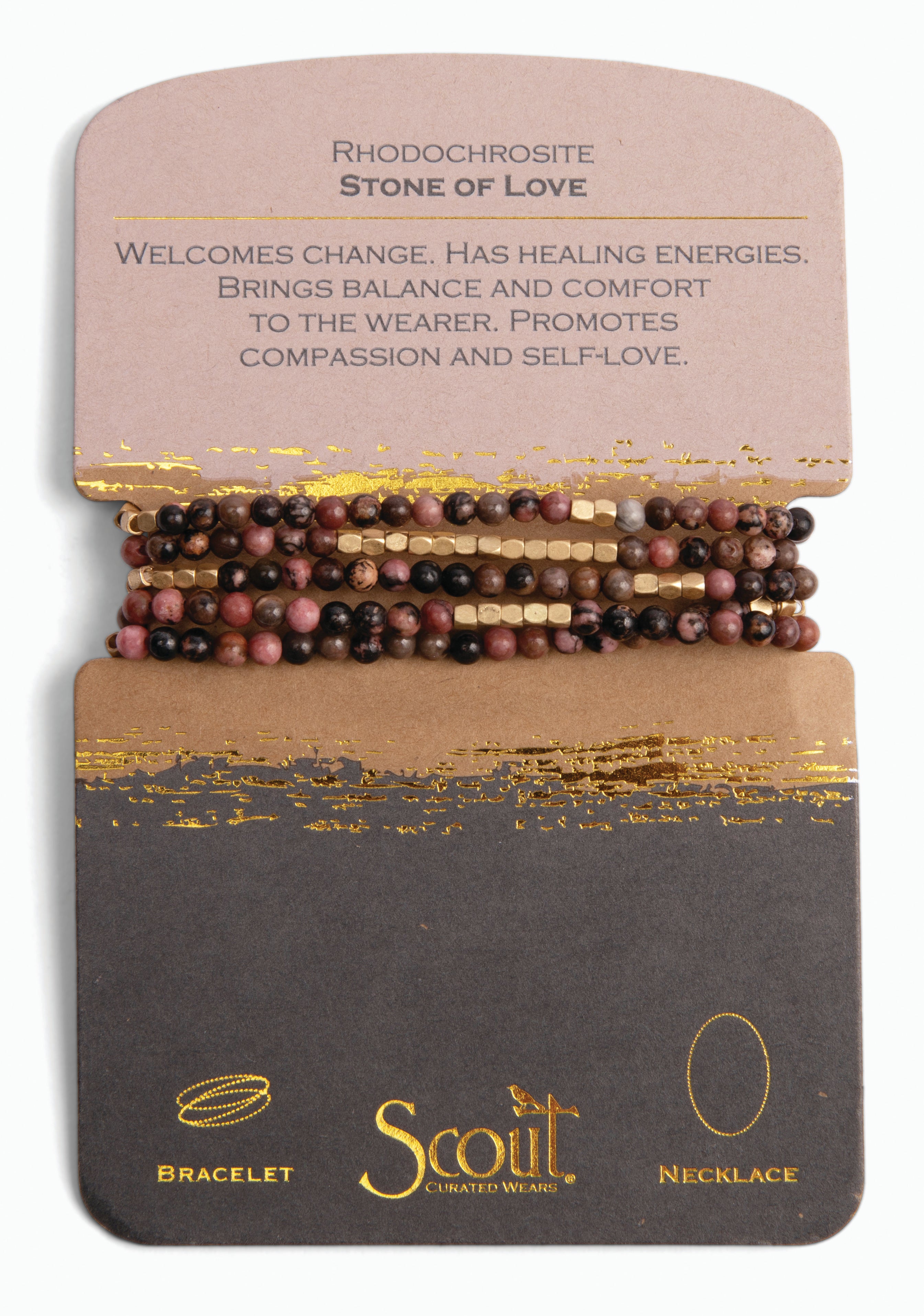 Stone Wrap Bracelet/Necklace