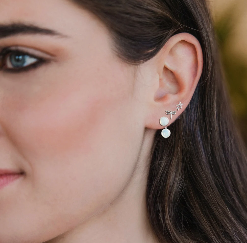 Stud Trio Ear Jacket Set