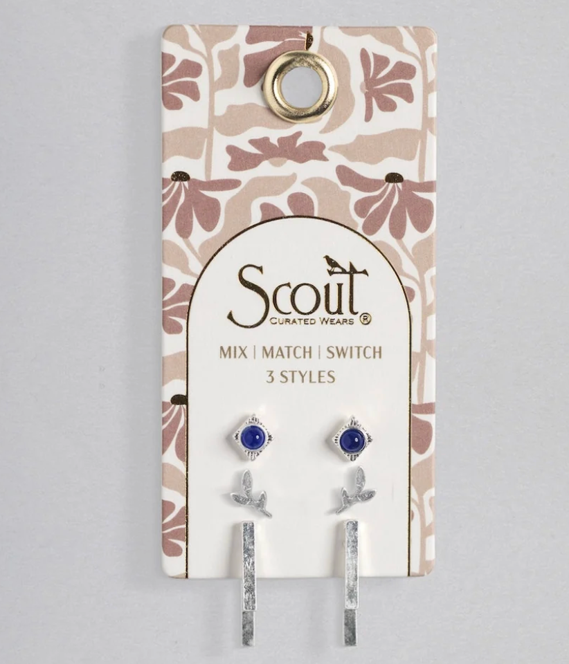 Stud Trio Ear Jacket Set