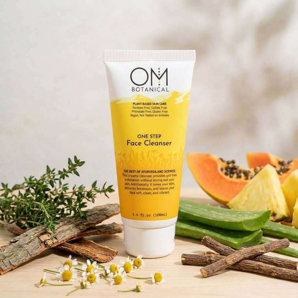 One Step Face Cleanser | Gentle Daily Exfoliating Cleanser