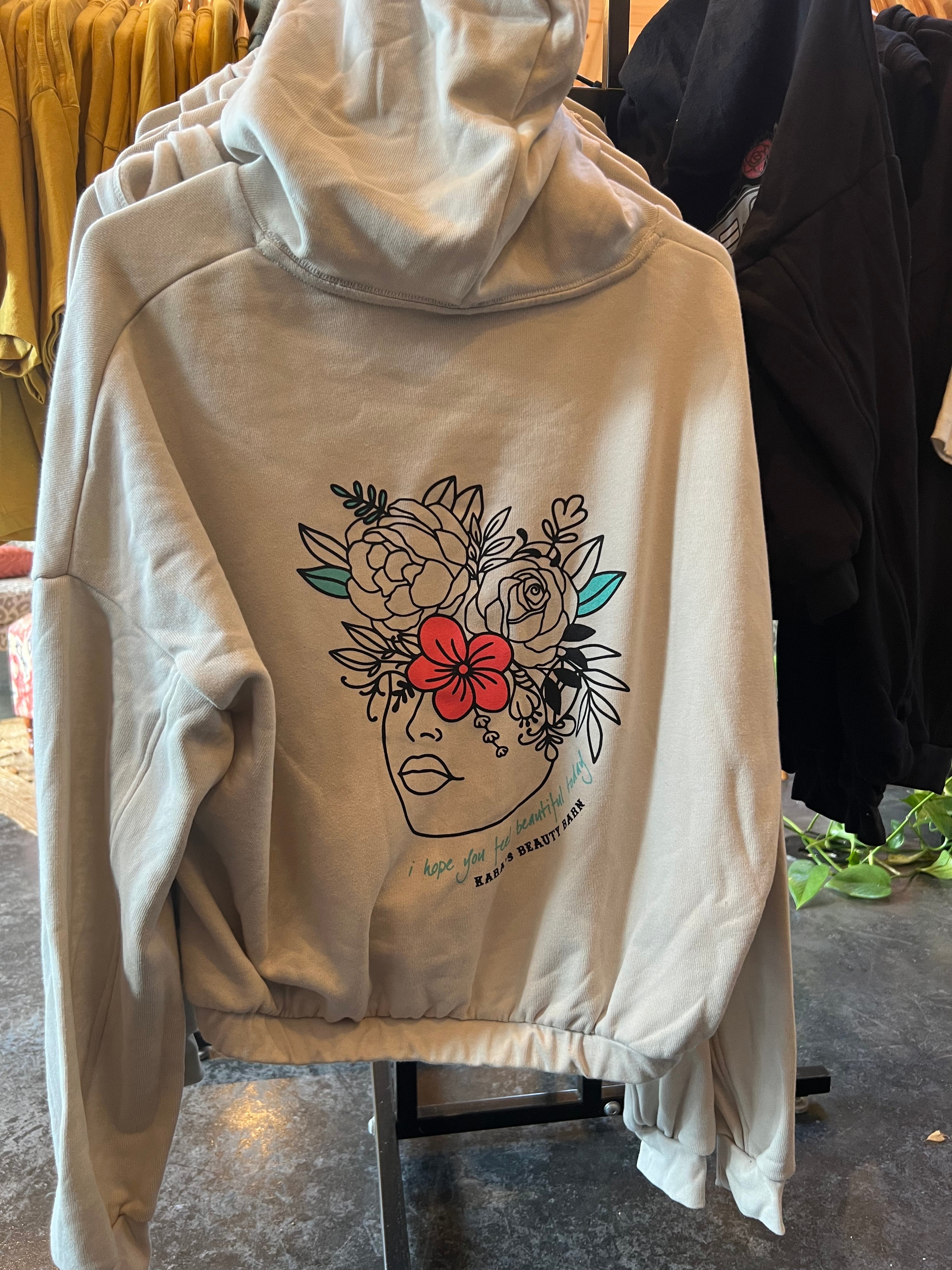 Heather Dust Sponge Fleece Cinched Hoodie