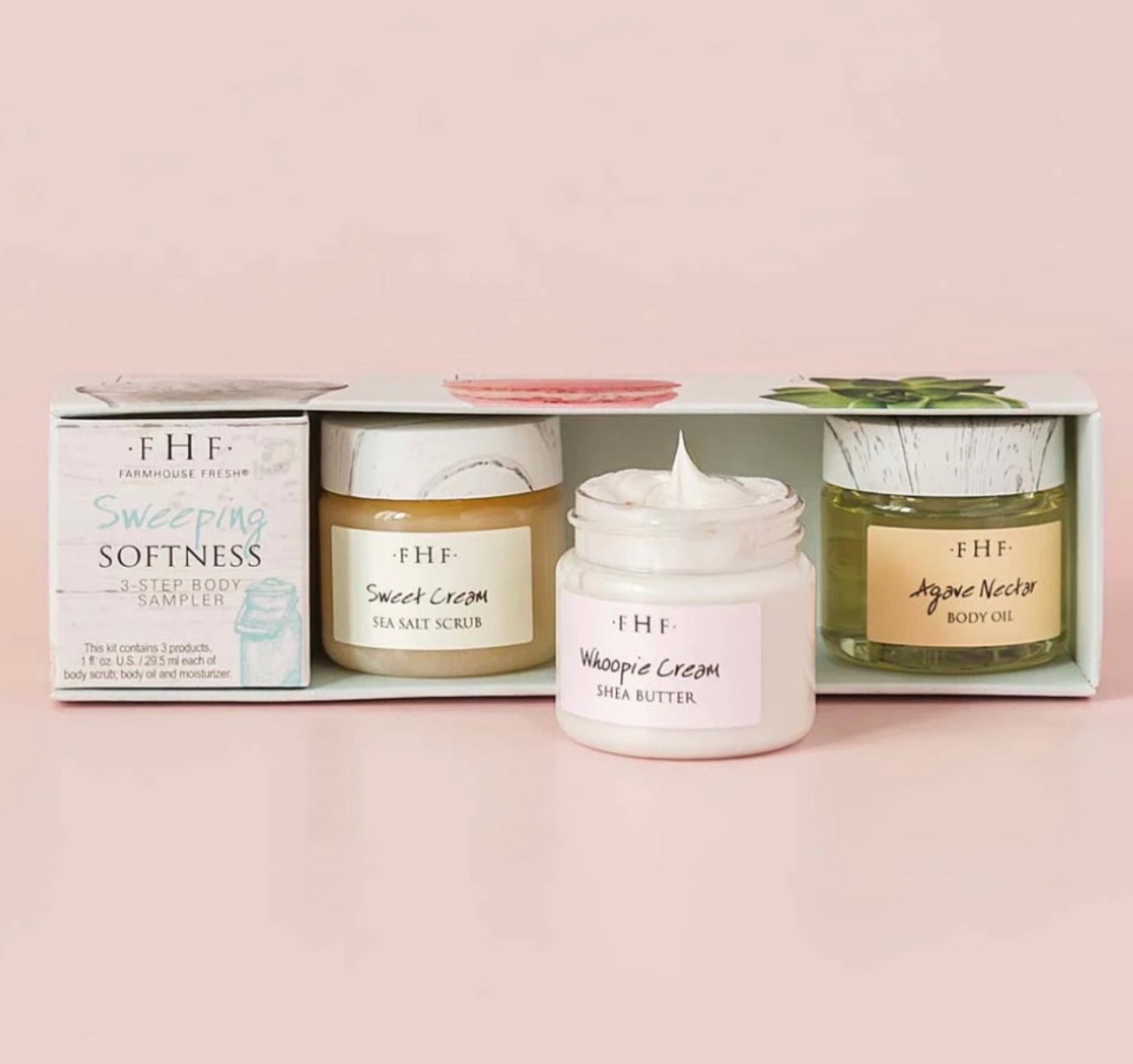 Sweeping Softness - 3 Step Body Sampler Set